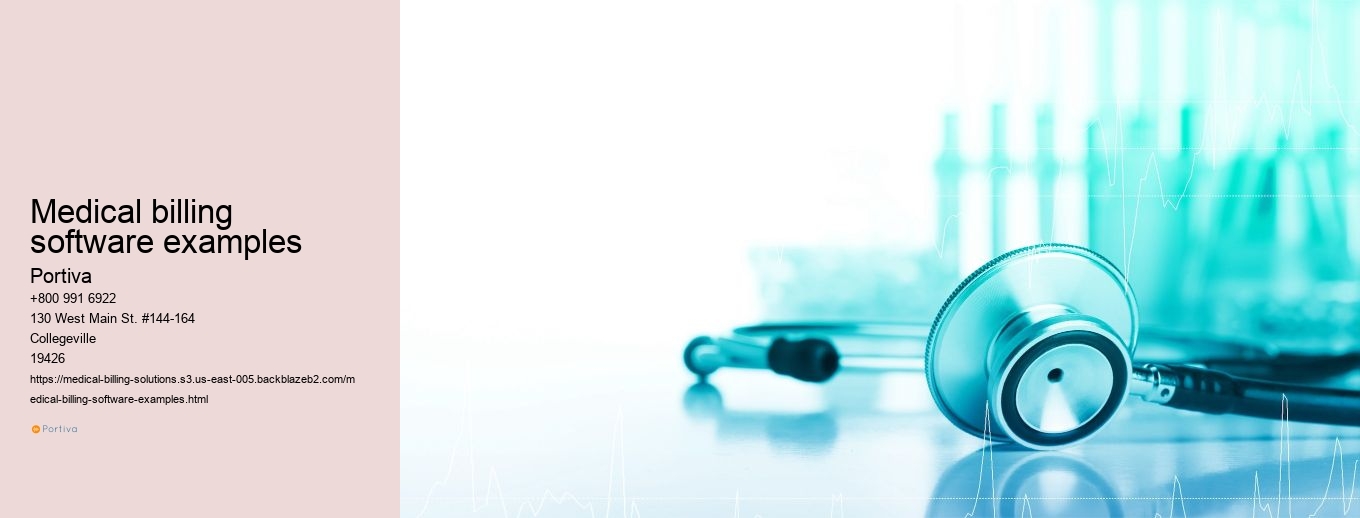 medical billing software examples